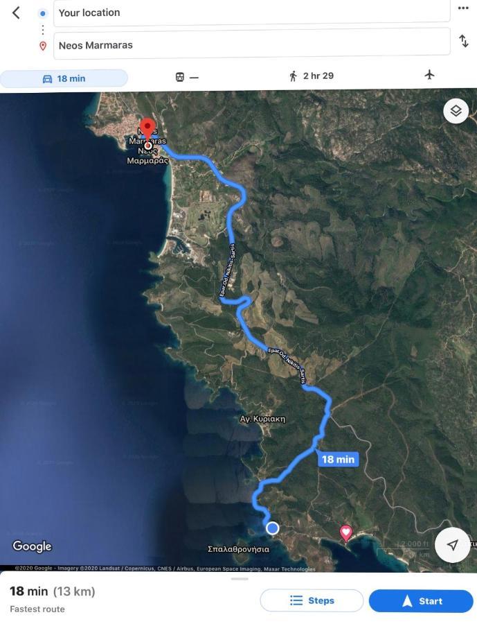 Vila Hidden Gem Sithonia Metochi Agias Kiriakis Exteriér fotografie